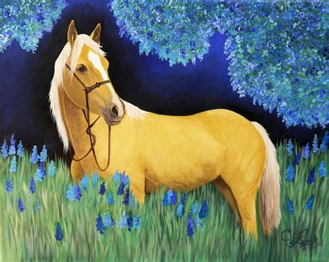 Palomino Painting by Connie Lawrie | Fine Art America