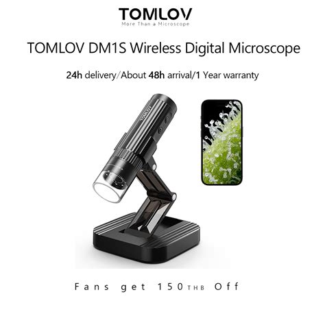 TOMLOV DM1S Wireless Digital Microscope [Easy and Fun] 50X-1000X 1080P HD WiFi Portable Handheld ...