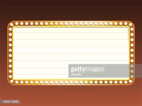 Popcorn Box Movie Marquee Template Stock Clipart | Royalty-Free | FreeImages