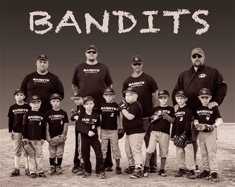 Custom T-Shirts for Bandits Baseball Team - Shirt Design Ideas