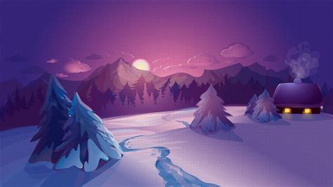 Mountain Vector Wallpaper 4K - krkfm