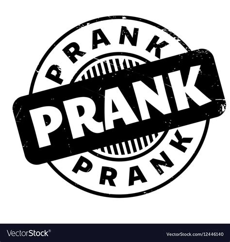 Prank rubber stamp Royalty Free Vector Image - VectorStock