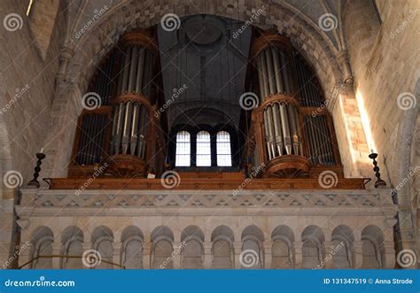 Lund, Sweden. 7 November 2018. Organ in the Lund Cathedral. Editorial ...