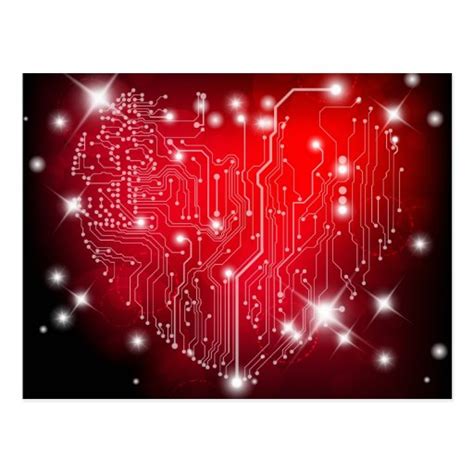 Electric Love Postcard | Zazzle