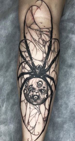 75 Best Spider Tattoos You'll Need To See - Tattoo Me Now | Creepy ...