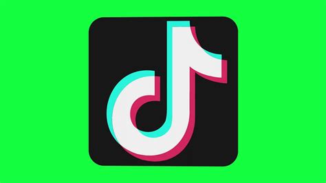 TikTok Icon Green Screen Logo Loop Chroma Animation - YouTube