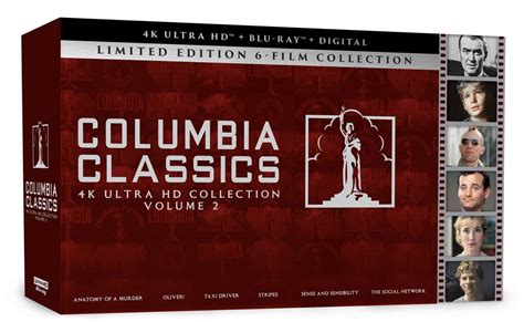 Columbia Classics 4K Ultra HD Collection Volume 2 Release Details | Seat42F