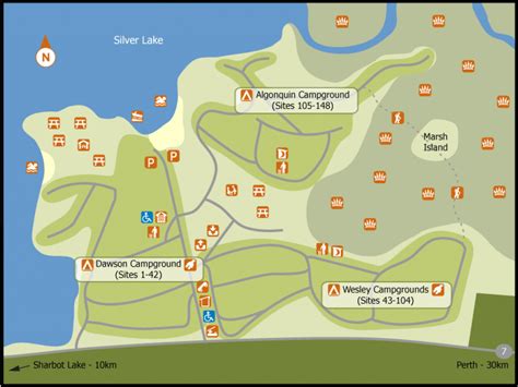 Silver Lake State Park Campground Map - Printable Map