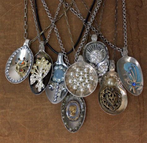 How To Make A Unique Necklace From Vintage Spoons | Spoon jewelry ...