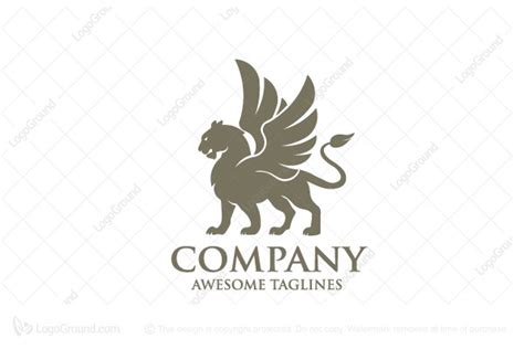 Lion With Wings Logo