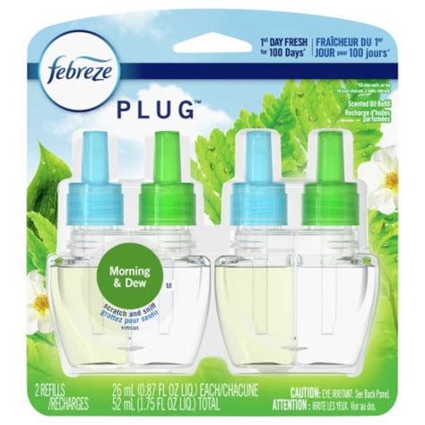 Febreze Plug™ Morning Dew Air Freshener Refill, 2 ct - Kroger