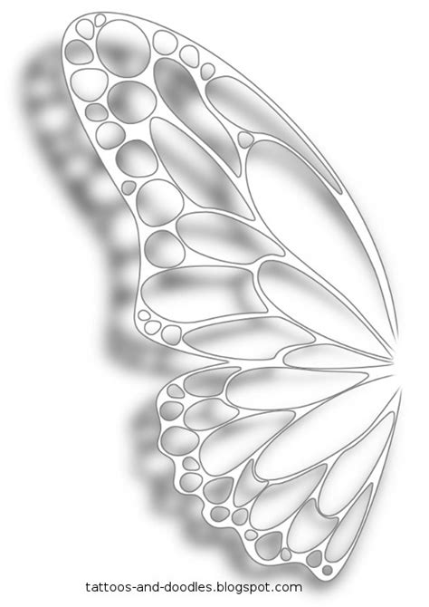 Tattoos and doodles: Butterfly wings