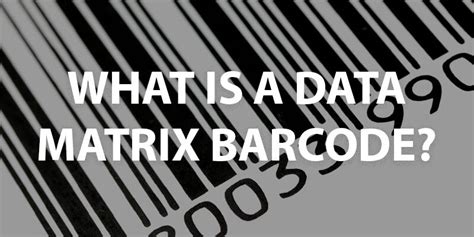 What is a Data Matrix Barcode? What are its Pros and Cons?