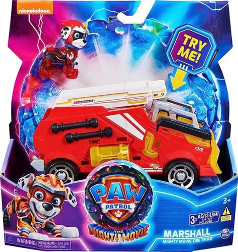 Paw Patrol Marshall Vehicle The Mighty Movie - Toys At Foys