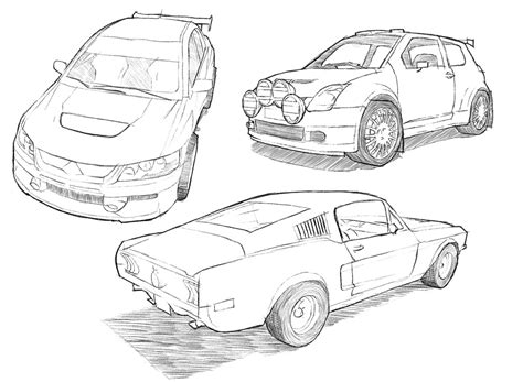 Car Drawing Techniques :: Behance