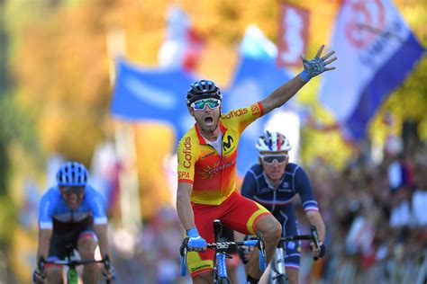 Alejandro Valverde triumphs in thrilling final to win elite men's World ...