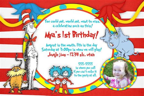 Free Printable Dr Seuss Birthday Invitations | Download Hundreds FREE PRINTABLE Birthday ...