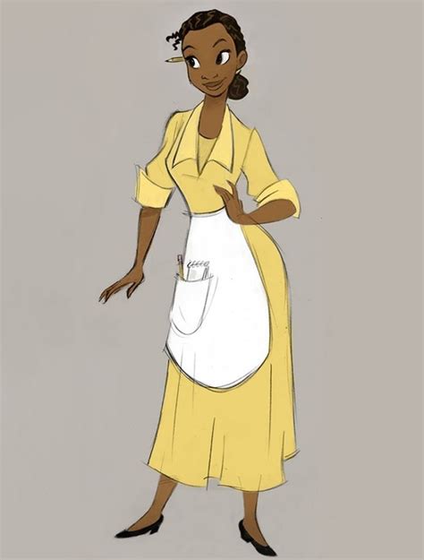 The Art Behind The Magic : Tiana concept art by Bill Schwab