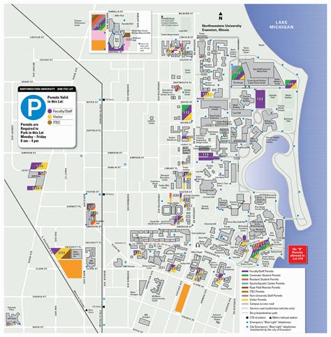 Northwestern Chicago Campus Map