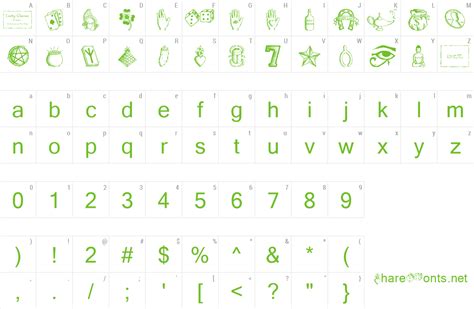 Download Free Font Lucky Charms