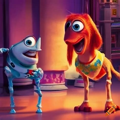 Pixar movie poster featuring hotcakes on Craiyon