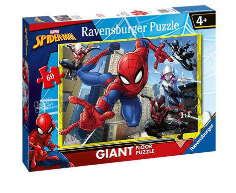 Ravensburger Marvel Spiderman, 60 piece Giant Floor Jigsaw Puzzle