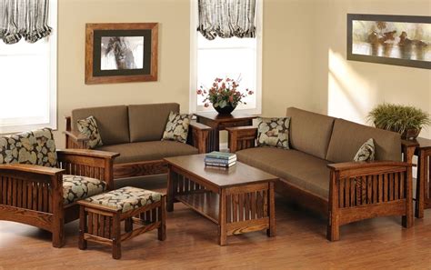 Indian Cherry Wood Sofa Set | TheBestWoodFurniture.com