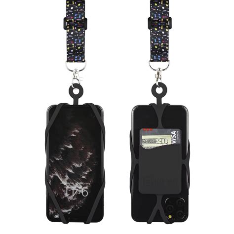 Gear Beast Cell Phone Lanyard with Adjustable Neck Strap Compatible with iPhone Galaxy & Most ...