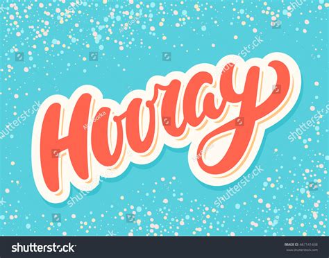 Hooray Banner Stock Vector (Royalty Free) 467141438 | Shutterstock