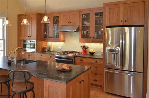 Natural Cherry Kitchen Cabinets