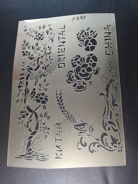 Oriental Stencil,flexible,reusable,125micron,wall Decor,home Decor ...