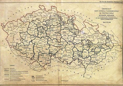 Map of Bohemia and Moravia 1939 | Map, Vintage world maps, History