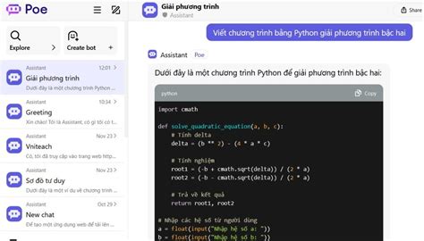 Hướng dẫn sử dụng Poe AI chat online miễn phí - VniTeach - Giáo viên 4.0