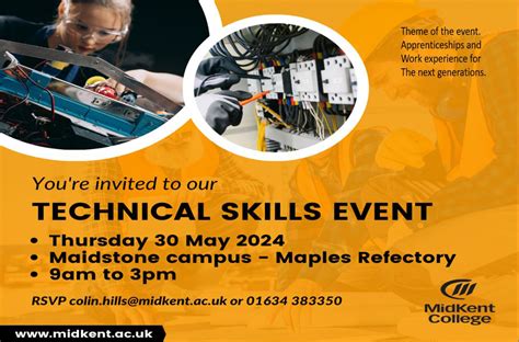 MidKent College to host Technical Skills Event - Electrical Contracting News Awards