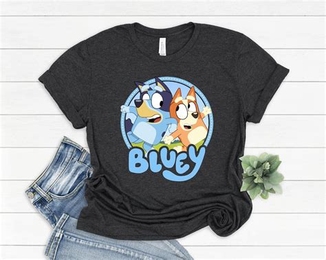 Birthday Bluey Shirt Bluey Shirt Bluey Characters Bluey | Etsy