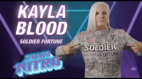 Kayla Blood Soldier Fortune Monster Jam Theme Song w/Superstar Challenge Driver Card - YouTube