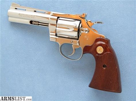 ARMSLIST - For Sale: Colt Diamondback 38 Special, 4 ", Nickel with Box