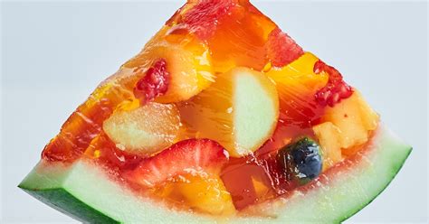 Fruit salad jelly watermelon recipe