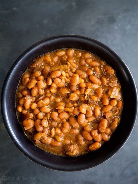 Slow Cooked Boston Baked Beans - Skinny Healthy Food