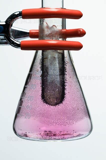 Photograph | Iodine sublimation and condensation | Science Source Images