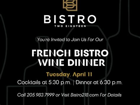 Bistro 218 | Birmingham Alabama Restaurant