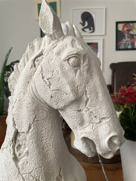 Large Horse Statue Sculpture White Horse Sculpturewhite 15 - Etsy ...