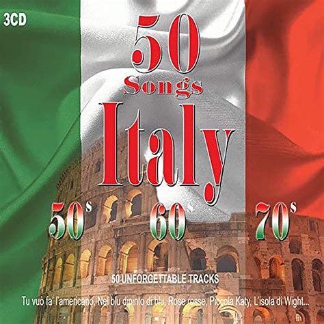 3CD 50 Songs Italy, 50' 60' 70' , Musica Italiana, Grazie Dei Fior ...