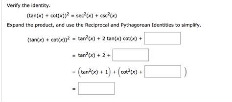 Solved Verify the identity. tan(0) + cot(0) = sec(O) csc(O) | Chegg.com