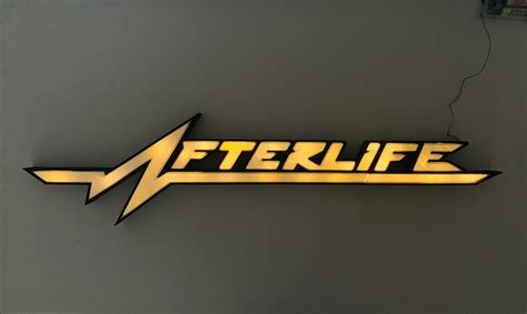 Cyberpunk 2077 Illuminable Afterlife Sign 3D File - Etsy