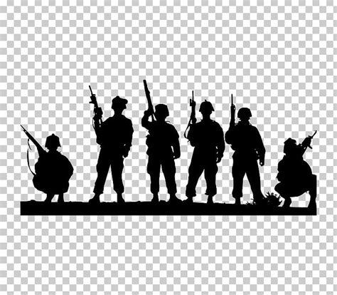 Soldier Military Base Army Silhouette PNG, Clipart, Army, Black And White, Drawing, Graphic ...