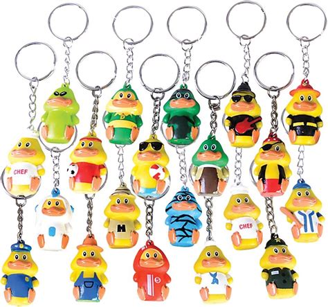 Amazon.com: Rhode Island Novelty 1.5 Inch Mini Duck Keychains, 20 Pieces per Order : Clothing ...