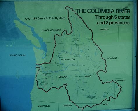 Columbia River Map - Earth - A Work in Progress