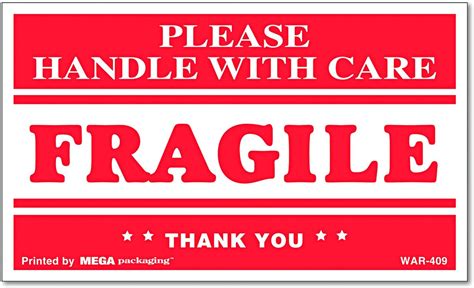 Printable Fragile Stickers - Printable Templates