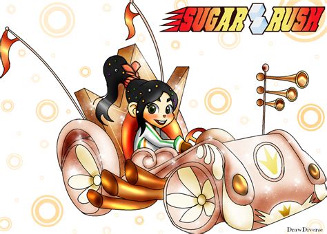 Sugar Rush - Old Vanellope Kart. by DrawDuverse on DeviantArt